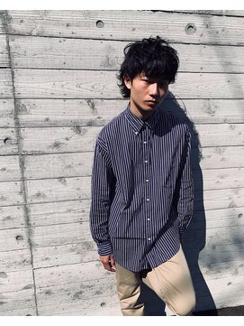 ヘア アンド メイク アートレス(Hair and Make Art less) ウルフっぽニュアンスパーマ