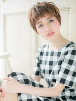 ブルー(BLUE)&nbsp;*CUORE水戸*…個性的カラー☆モードな小顔マニッシュショートb