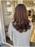 大人かわいいナチュラルロング★イルミナサファリカラー★