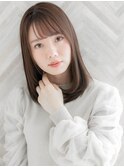 【ROMA銀座】大人可愛い清潔感のあるナチュラルさら艶セミロング