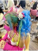 可愛さ爆発(^○^)『ハデ髪ツインテール盛りセット♪』最高です♪