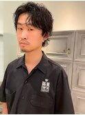 10代20代＊簡単に決まる男のミディアムパーマウルフ