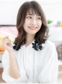 【macaron】フェザーバング×王道くびれヘア☆大人波巻きa