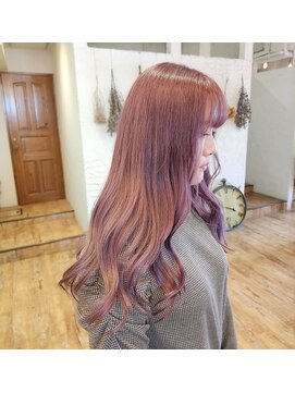 バレッタ (Barrette) Pink lavender.