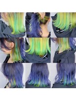 キジ(KIJI) ★サファイアブルー×インナーカラー★