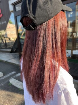 玲遠(レノン) ハイトーンカラーピンクレッド