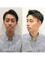 トルネード(TORNADO)&nbsp;ビジネスショート アップバングツーブロ バーバーカットM1203