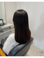 ナチュア ヘアアンドガーデン北千住(NaTur HAIR&GARDEN) ロブ×ナチュラルブラウンカラー