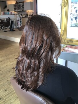 コワファースト 別府 艶感ブラウン　白髪ぼかし