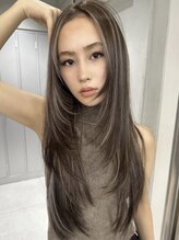 *ロングヘアとの相性も良いレイヤーカット*》ロングヘアでも動きのあるヘアスタイルに＊