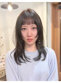 顔まわりレイヤー×オン眉