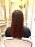 【サラ艶コース♪】カット＋縮毛矯正＋サラ艶トリートメント