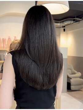 カラ フクオカ(Cara FUKUOKA) 【ダークグレージュ&ミドルレイヤー】《福岡透明感カラー》