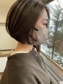 ブリック(brique) ショートボブ×ハイライトは大人女子に大人気です◎