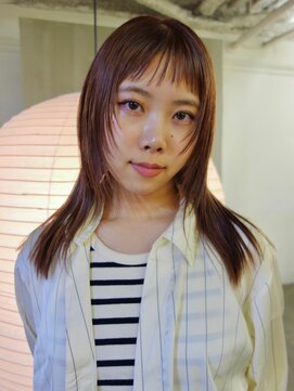 カシェ ナカザキ(CACHE NAKAZAKI) 前髪/ココアブラウン/レイヤーカット