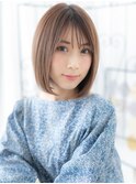 八潮/髪質改善/くすみベージュ☆うる艶髪ストレートボブj