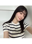 ブリーチなしダブルカラーでブルーブラック