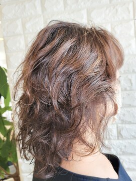 松本平太郎美容室 吉祥寺パートファイブ(PART5) セミディレイヤーパーマ/30代40代50代60代