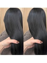 ロンドプロフィール 浦和(Lond profil)&nbsp;前髪カット顔まわりくびれレイヤー外ハネミディ