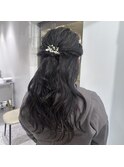 卒業式ヘアセット