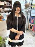 姫バング × 艶髪ロング