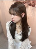 くびれヘア/アプリコットオレンジ/夏のヘアアレンジ/表参道3