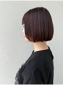 ミニボブ/ チェリーピンクブラウン