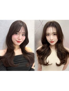 女性らしさを倍増＜韓国風前髪/顔周りレイヤー＞オン/オフでも魅力が半減する事なく360度可愛い！[銀座]
