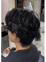 フランクスバーバーザスタンド(Frank’s barber the stand)&nbsp;MEN’S HAIR/サーフカール/刈り上げセンターパートT