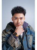 大人刈り上げボックススパイキーショート