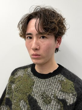 【寺本】外国人風くせ毛活かしセンターパート