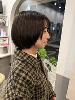 ドッグスター(dog star)&nbsp;前上がり切りっぱなしボブ顔まわりレイヤー 登戸/向ヶ丘遊園