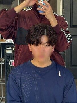 2wayパーマスタイル。シャドウパーマ