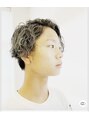 アグ ヘアー ディーバ 利府店(Agu hair diva)&nbsp;2ブリーチカラー。クールなお客様の雰囲気に合ったグレー系に。