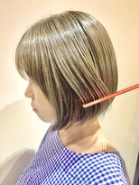 キャンバス 川崎(canvas.)&nbsp;オリーブベージュボブ/髪質改善／艶髪／川崎