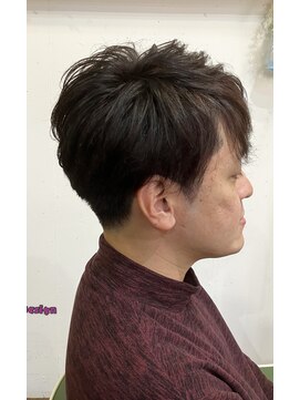 フリーダムデザイン(FreeDoM Design hair&nail) くせ毛を活かしたメンズマッシュ