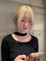 ロンドフルール 大宮東口(Lond fleur)&nbsp;ミニウルフレイヤーカット顔周りカット前髪カット韓国ボブ/大宮
