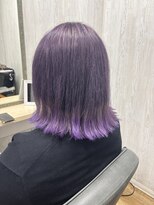 テーラヘアー 高座渋谷店(TELA HAIR)&nbsp;ミディアムレングス×中明度紫&高明度紫