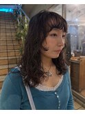 《moeka》ボブパーマレイヤーパーマミディアムレイヤーカット