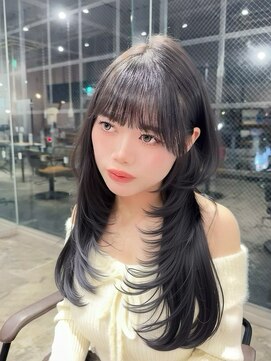 ミニョン(Mi9non) 似合わせカット】ハッシュカット/顔周りカット/前髪/イメチェン