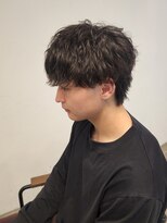 ニアウ 伊勢崎連取店(Niau)&nbsp;MEN’S HAIR/サーフカール/刈り上げセンターパート/伊勢崎