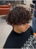 京都メンズカットメンズパーマ波巻きスパイラルパーマツイスパ