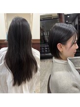 リライト&nbsp;［relight尼崎］乾かすだけでまとまるショートボブ
