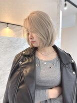 ヴィア 京都烏丸(Via)&nbsp;ボブ/切りっぱなし/レイヤーボブ/レイヤーカット/グレージュ