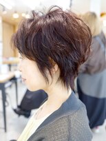 グランデュール 東静岡池田店(GRANDEUR)&nbsp;ミセスショートウルフ/くびれレイヤー　東静岡草薙清水