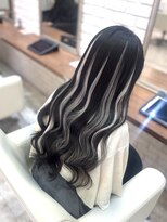 シュガー ヘアアンドネイル 仙台(SUGAR)&nbsp;シールエクステ、ホワイトメッシュ