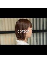 コットン(cotton) あごしたぱっつんミニボブ