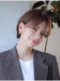 丸みショートボブ