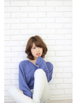 ヘアリゾート粋 ドゥオ 新宿南口店(dua) 【大人可愛い】ふんわりミディ