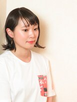 ブランコ(blanco)&nbsp;韓国系うるツヤ外ハネボブ☆コバルトブルー